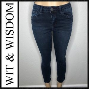 Wit & Wisdom high rise ankle jeans sz 6